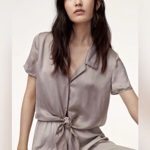 WILFRED Nacisse Satin Blouse